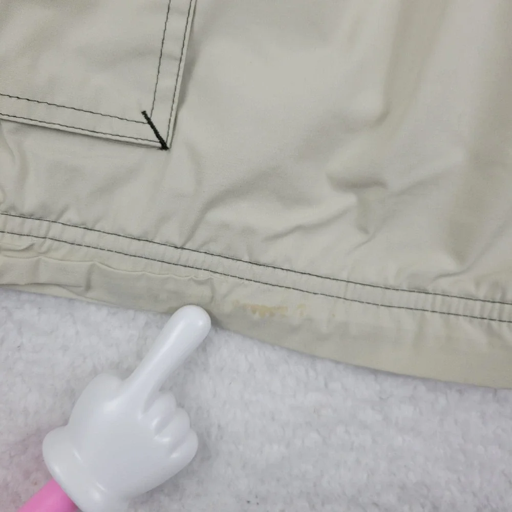 Old Navy All‎ Weather Cargo Shorts Boys 14 Beige Cotton Blend Outdoor Casual